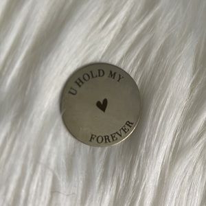 Origami Owl "U Hold My ❤️" Plate Large Locket